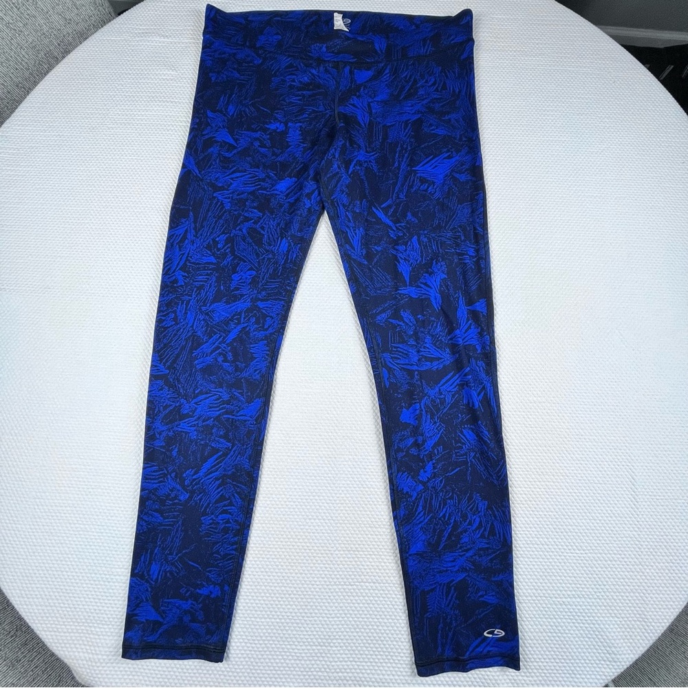 Champion Athletic Leggings Blue XL